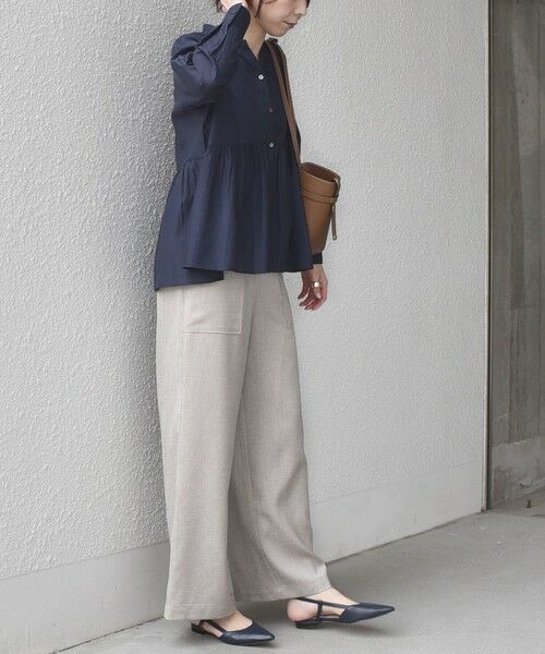 SHIPS / シップス シャツ・ブラウス | SHIPS Colors:〈手洗い可能〉コットン キュプラ ペプラム シャツ | 詳細24