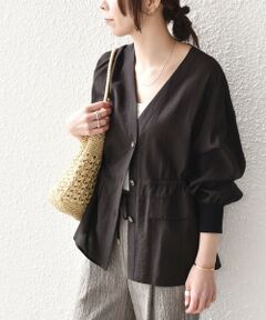 SHIPS / シップス シャツ・ブラウス | 《予約》SHIPS Colors:〈手洗い可能〉シアー スラブ シャツ ブルゾン◆