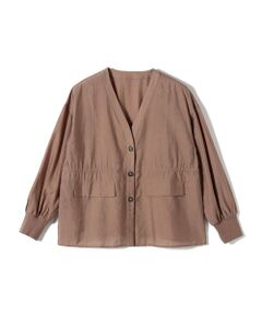 SHIPS / シップス シャツ・ブラウス | 《予約》SHIPS Colors:〈手洗い可能〉シアー スラブ シャツ ブルゾン◆