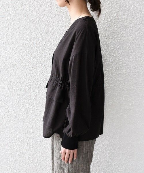 SHIPS / シップス シャツ・ブラウス | 《予約》SHIPS Colors:〈手洗い可能〉シアー スラブ シャツ ブルゾン◆ | 詳細4