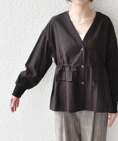 SHIPS / シップス シャツ・ブラウス | 《予約》SHIPS Colors:〈手洗い可能〉シアー スラブ シャツ ブルゾン◆ | 詳細6