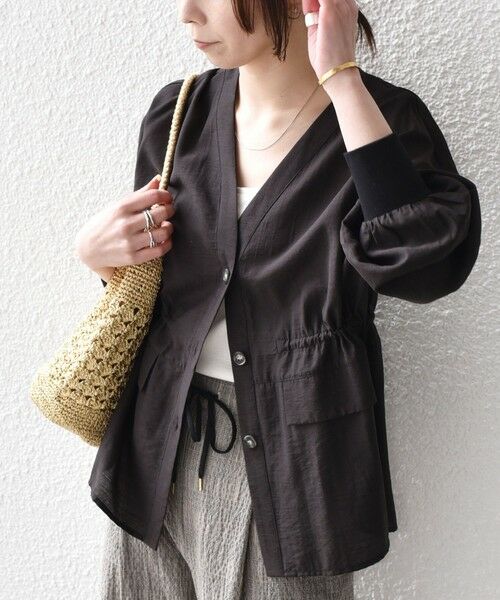 SHIPS / シップス シャツ・ブラウス | 《予約》SHIPS Colors:〈手洗い可能〉シアー スラブ シャツ ブルゾン◆ | 詳細8