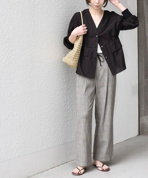 SHIPS / シップス シャツ・ブラウス | 《予約》SHIPS Colors:〈手洗い可能〉シアー スラブ シャツ ブルゾン◆ | 詳細9