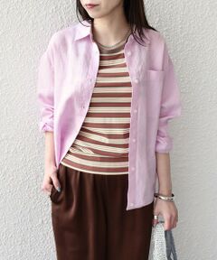 SHIPS / シップス シャツ・ブラウス | 《予約》SHIPS Colors:〈洗濯機可能〉ユーロリネン 2WAY ロングスリーブ シャツ◆