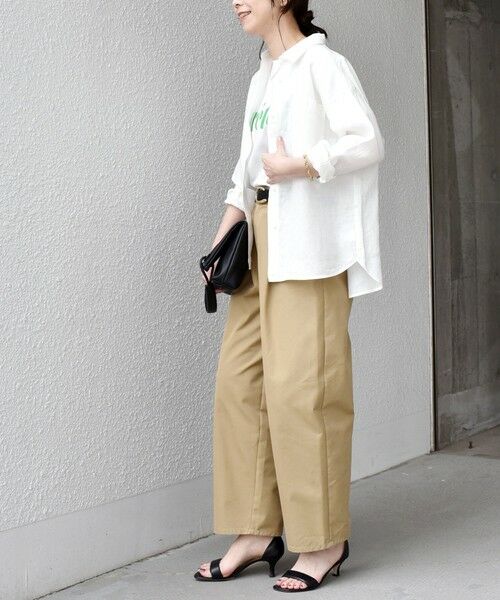 SHIPS / シップス シャツ・ブラウス | SHIPS Colors:〈洗濯機可能〉ユーロリネン 2WAY ロングスリーブ シャツ◇ | 詳細8