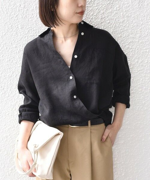 SHIPS / シップス シャツ・ブラウス | SHIPS Colors:〈洗濯機可能〉ユーロリネン (EURO Linen) 2WAY ロングスリーブ シャツ◇ | 詳細12