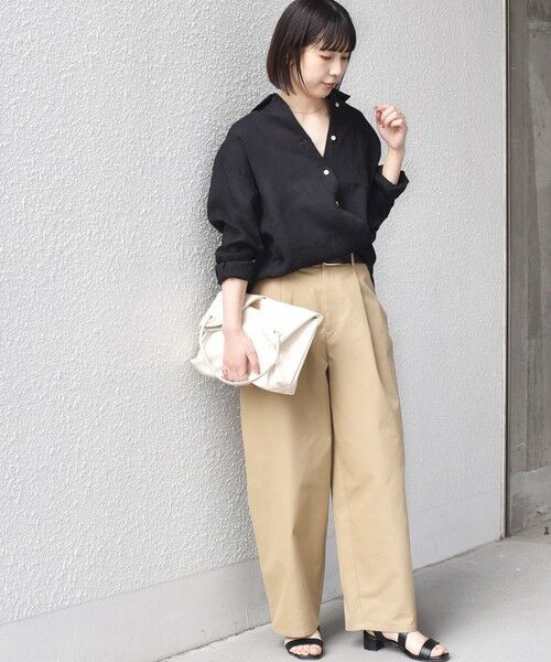 SHIPS / シップス シャツ・ブラウス | SHIPS Colors:〈洗濯機可能〉ユーロリネン 2WAY ロングスリーブ シャツ◇ | 詳細14