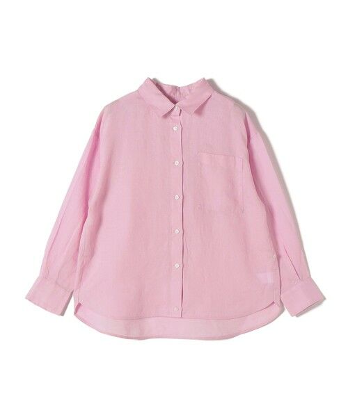 SHIPS / シップス シャツ・ブラウス | 《予約》SHIPS Colors:〈洗濯機可能〉ユーロリネン 2WAY ロングスリーブ シャツ◆ | 詳細3