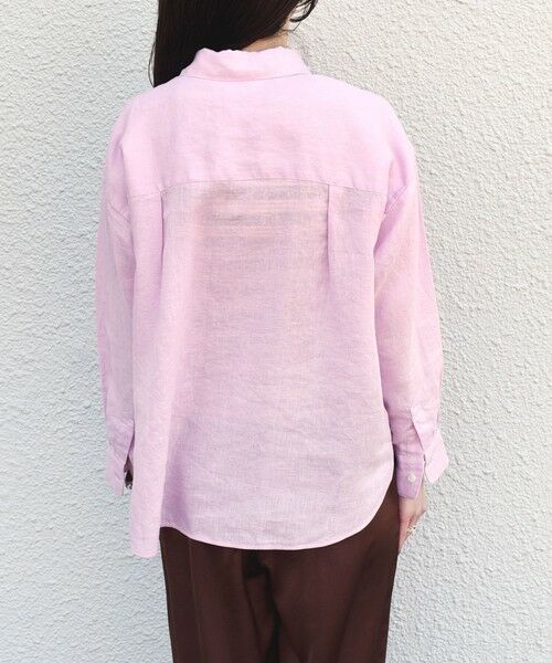 SHIPS / シップス シャツ・ブラウス | 《予約》SHIPS Colors:〈洗濯機可能〉ユーロリネン 2WAY ロングスリーブ シャツ◆ | 詳細12