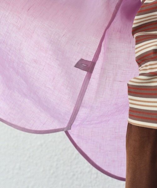 SHIPS / シップス シャツ・ブラウス | 《予約》SHIPS Colors:〈洗濯機可能〉ユーロリネン 2WAY ロングスリーブ シャツ◆ | 詳細15