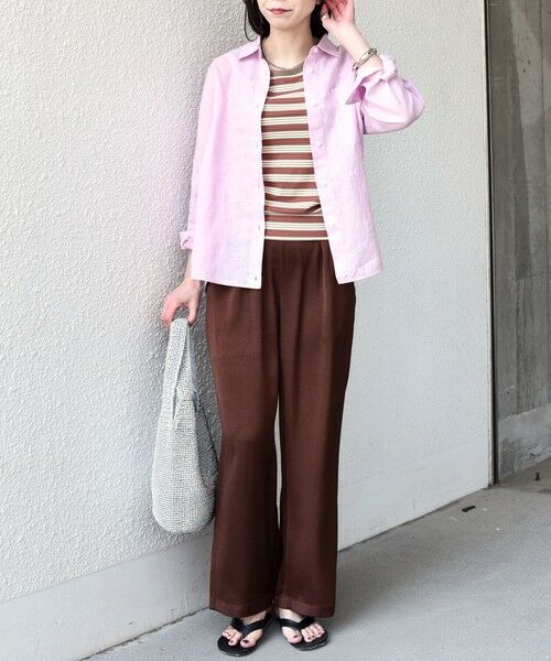 SHIPS / シップス シャツ・ブラウス | SHIPS Colors:〈洗濯機可能〉ユーロリネン 2WAY ロングスリーブ シャツ◇ | 詳細28