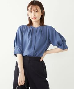 SHIPS / シップス シャツ・ブラウス | 《予約》SHIPS Colors:〈洗濯機可能〉ジョーゼット タック スリーブ ブラウス◆