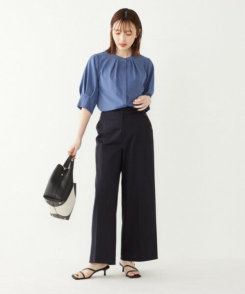 SHIPS / シップス シャツ・ブラウス | 《予約》SHIPS Colors:〈洗濯機可能〉ジョーゼット タック スリーブ ブラウス◆ | 詳細29