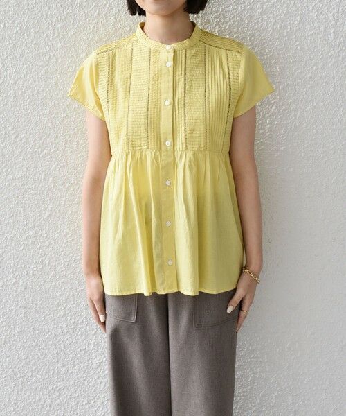 SHIPS / シップス シャツ・ブラウス | 《予約》SHIPS Colors:〈手洗い可能〉コットン ピンタック ジョイント シャツ2◆ | 詳細14