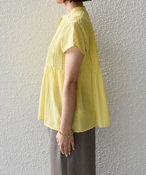 SHIPS / シップス シャツ・ブラウス | 《予約》SHIPS Colors:〈手洗い可能〉コットン ピンタック ジョイント シャツ2◆ | 詳細15