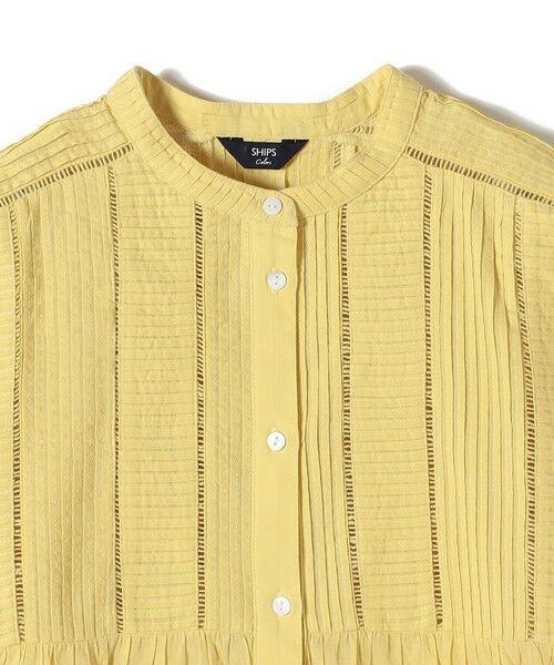 SHIPS / シップス シャツ・ブラウス | 《予約》SHIPS Colors:〈手洗い可能〉コットン ピンタック ジョイント シャツ2◆ | 詳細8