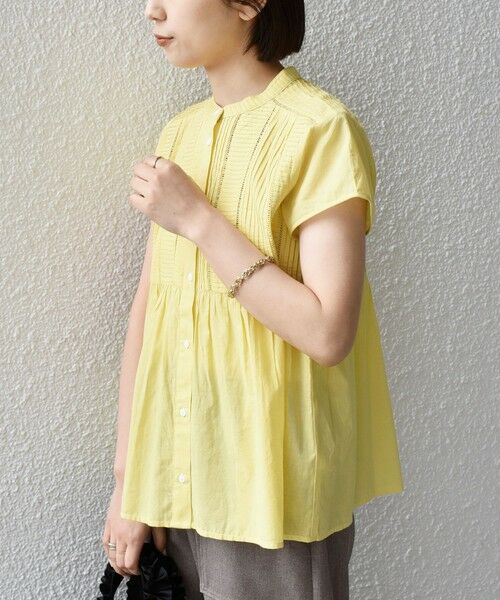 SHIPS / シップス シャツ・ブラウス | 《予約》SHIPS Colors:〈手洗い可能〉コットン ピンタック ジョイント シャツ2◆ | 詳細19