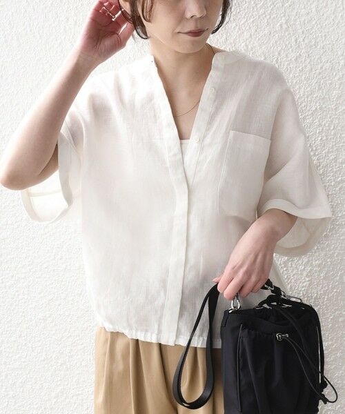 SHIPS / シップス シャツ・ブラウス | SHIPS Colors:〈洗濯機可能〉ユーロリネン (EURO Linen) ドロスト シャツ2◇ | 詳細5