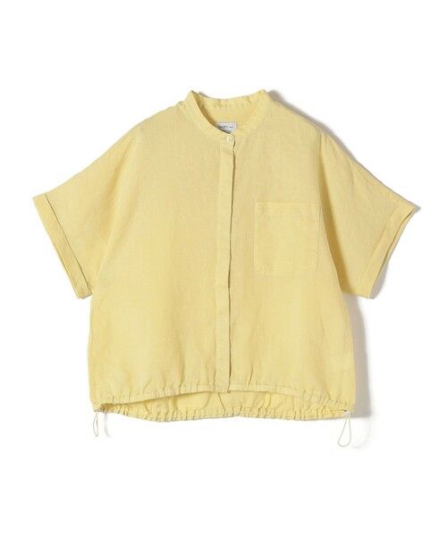 SHIPS / シップス シャツ・ブラウス | 《予約》SHIPS Colors:〈洗濯機可能〉ユーロリネン ドロスト シャツ2◆（イエロー）