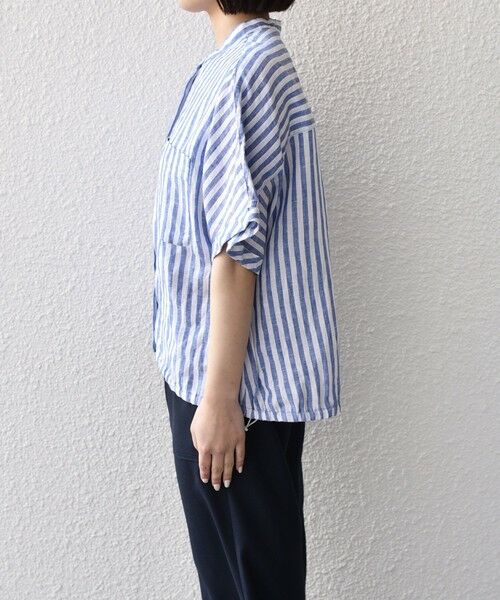 SHIPS / シップス シャツ・ブラウス | 《予約》SHIPS Colors:〈洗濯機可能〉ユーロリネン ドロスト シャツ2◆ | 詳細15