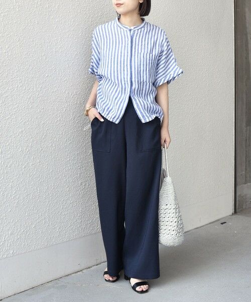 SHIPS / シップス シャツ・ブラウス | 《予約》SHIPS Colors:〈洗濯機可能〉ユーロリネン ドロスト シャツ2◆ | 詳細20