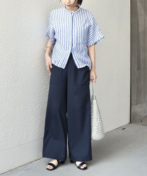 SHIPS / シップス シャツ・ブラウス | 《予約》SHIPS Colors:〈洗濯機可能〉ユーロリネン ドロスト シャツ2◆ | 詳細21