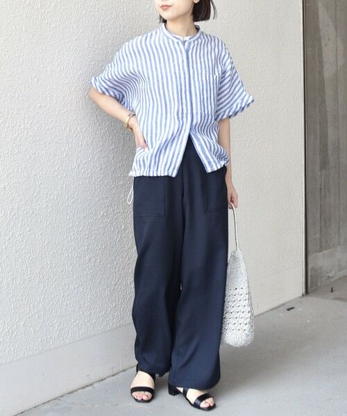 SHIPS / シップス シャツ・ブラウス | 《予約》SHIPS Colors:〈洗濯機可能〉ユーロリネン ドロスト シャツ2◆ | 詳細22