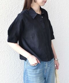 SHIPS / シップス シャツ・ブラウス | 《予約》SHIPS Colors:〈洗濯機可能〉ユーロリネン ボクシー パフスリーブ シャツ◆