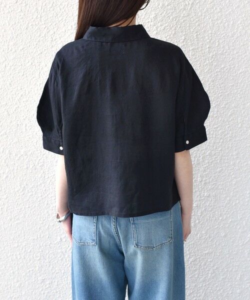 SHIPS / シップス シャツ・ブラウス | 《予約》SHIPS Colors:〈洗濯機可能〉ユーロリネン ボクシー パフスリーブ シャツ◆ | 詳細6