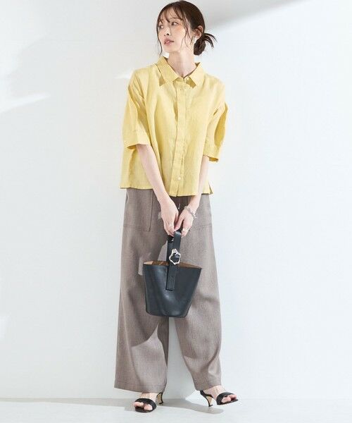 SHIPS / シップス シャツ・ブラウス | SHIPS Colors:〈洗濯機可能〉ユーロリネン (EURO Linen) ボクシー パフスリーブ シャツ◇ | 詳細29