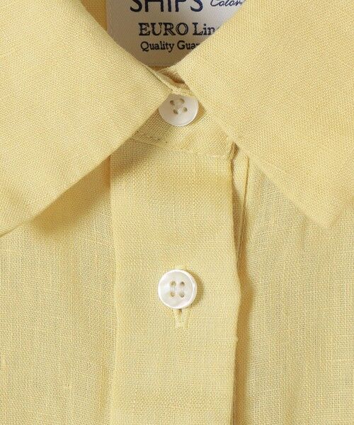 SHIPS / シップス シャツ・ブラウス | 《予約》SHIPS Colors:〈洗濯機可能〉ユーロリネン ボクシー パフスリーブ シャツ◆ | 詳細16