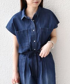 SHIPS / シップス シャツ・ブラウス | 《予約》SHIPS Colors:〈洗濯機可能〉ファンクション デニム フレア スリーブ シャツ◆