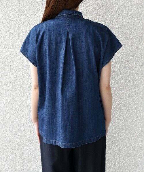 SHIPS / シップス シャツ・ブラウス | 《予約》SHIPS Colors:〈洗濯機可能〉ファンクション デニム フレア スリーブ シャツ◆ | 詳細17