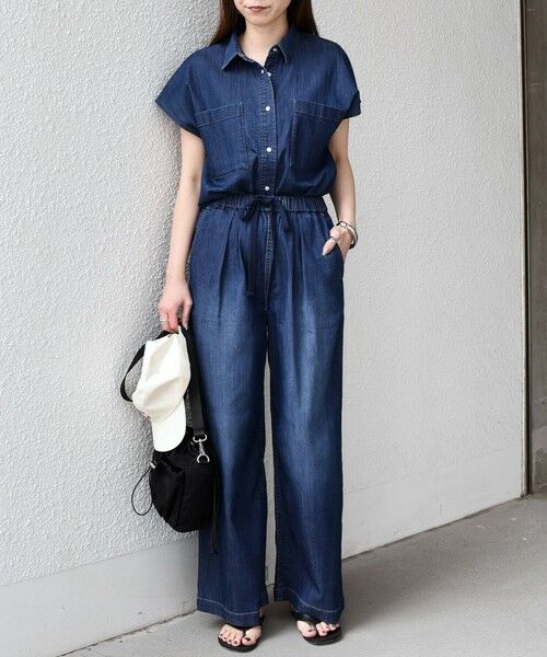 SHIPS / シップス シャツ・ブラウス | 《予約》SHIPS Colors:〈洗濯機可能〉ファンクション デニム フレア スリーブ シャツ◆ | 詳細21