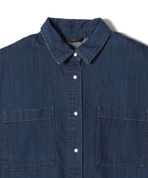 SHIPS / シップス シャツ・ブラウス | 《予約》SHIPS Colors:〈洗濯機可能〉ファンクション デニム フレア スリーブ シャツ◆ | 詳細10