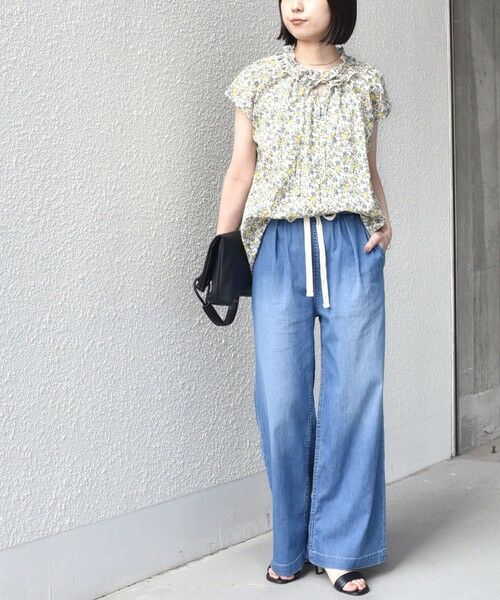 SHIPS / シップス シャツ・ブラウス | 《予約》SHIPS Colors:〈手洗い可能〉フルーツ プリント フリルネック ブラウス◆ | 詳細11