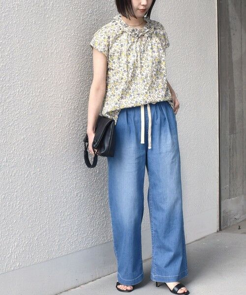 SHIPS / シップス シャツ・ブラウス | 《予約》SHIPS Colors:〈手洗い可能〉フルーツ プリント フリルネック ブラウス◆ | 詳細12