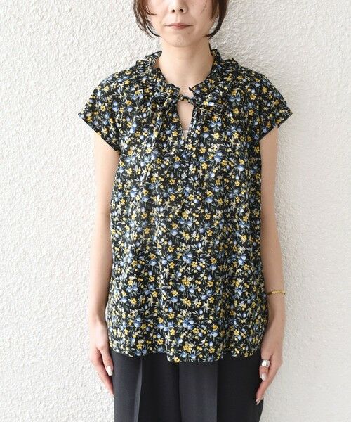 SHIPS / シップス シャツ・ブラウス | 《予約》SHIPS Colors:〈手洗い可能〉フルーツ プリント フリルネック ブラウス◆ | 詳細15