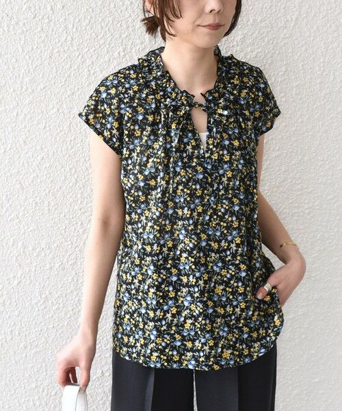 SHIPS / シップス シャツ・ブラウス | 《予約》SHIPS Colors:〈手洗い可能〉フルーツ プリント フリルネック ブラウス◆ | 詳細19