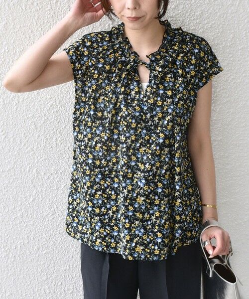 SHIPS / シップス シャツ・ブラウス | 《予約》SHIPS Colors:〈手洗い可能〉フルーツ プリント フリルネック ブラウス◆ | 詳細20