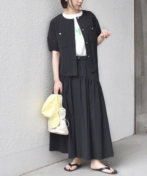 SHIPS / シップス シャツ・ブラウス | 《予約》SHIPS Colors:〈接触冷感・UVカット・撥水〉マルチファンクション 羽織 シャツ◆ | 詳細14