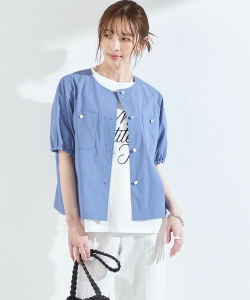 SHIPS / シップス シャツ・ブラウス | SHIPS Colors:〈接触冷感・UVカット・撥水〉マルチファンクション 羽織 シャツ◇ | 詳細30
