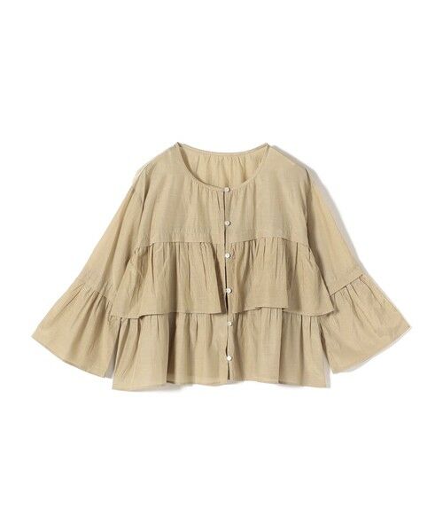 SHIPS / シップス シャツ・ブラウス | SHIPS Colors:〈手洗い可能〉コットン キュプラ ティアード 羽織り シャツ | 詳細1
