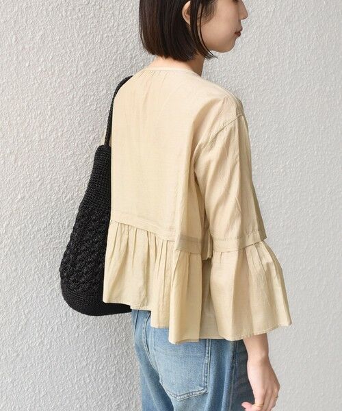 SHIPS / シップス シャツ・ブラウス | SHIPS Colors:〈手洗い可能〉コットン キュプラ ティアード 羽織り シャツ | 詳細11