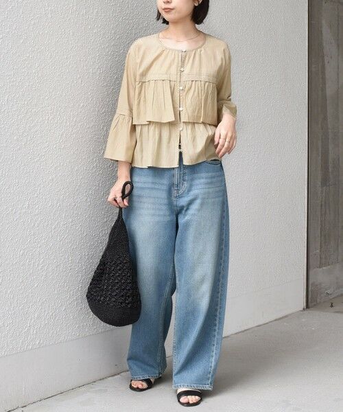 SHIPS / シップス シャツ・ブラウス | SHIPS Colors:〈手洗い可能〉コットン キュプラ ティアード 羽織り シャツ | 詳細13