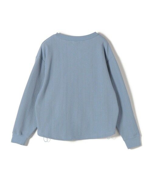 SHIPS / シップス カットソー（半袖以外） | SHIPS Colors:〈手洗い可能〉変形ワッフル Vネック プルオーバー | 詳細2