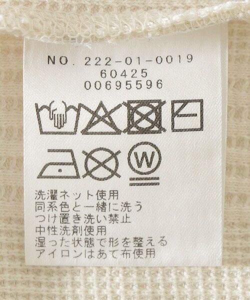 SHIPS / シップス カットソー（半袖以外） | 《追加・新色予約》【WEB限定】SHIPS Colors:変形ワッフル ヘンリーネックプルオーバー◆ | 詳細7