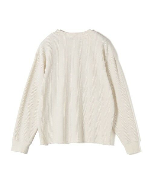 SHIPS / シップス カットソー（半袖以外） | SHIPS Colors:〈手洗い可能〉変形ワッフル ヘンリーネック プルオーバー | 詳細1