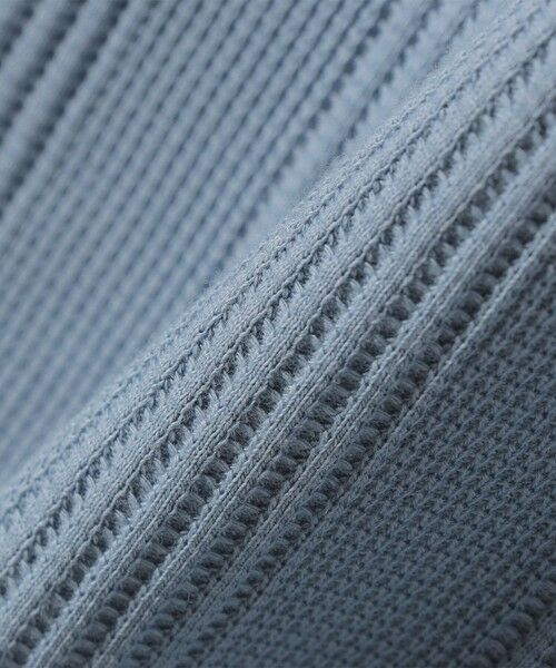 SHIPS / シップス カットソー（半袖以外） | SHIPS Colors:〈手洗い可能〉変形ワッフル ヘンリーネック プルオーバー | 詳細8