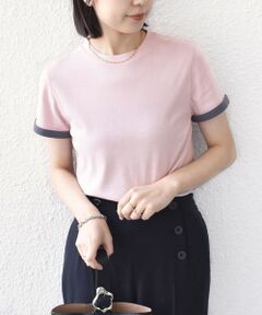 SHIPS / シップス Tシャツ | 《予約》SHIPS Colors:〈手洗い可能〉シアー ドライ タッチ バイカラー TEE◆